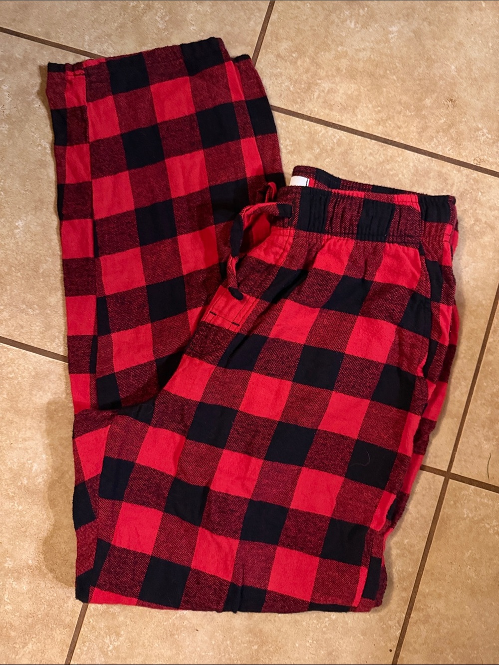 Old Navy Red and Black Buffalo Plaid Sleep Pants